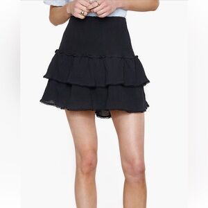 Heartloom NWT Black Tiered Skirt FREE Shipping